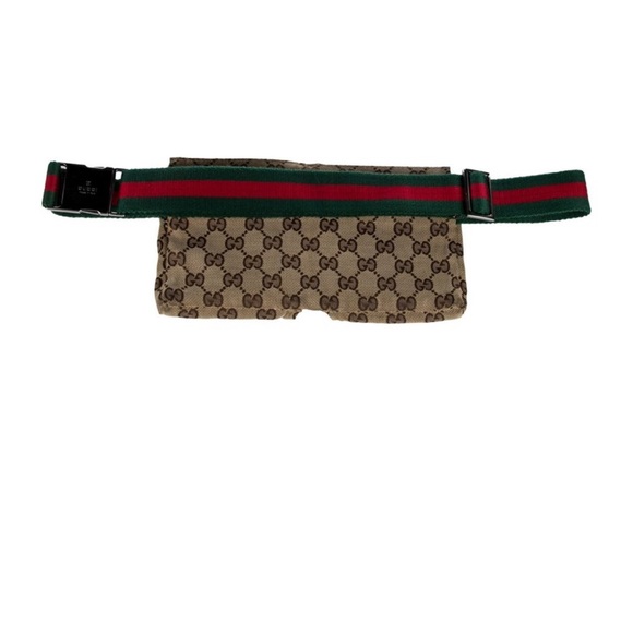 Gucci GG canvas double pocket belt bag - Picture 2 of 15
